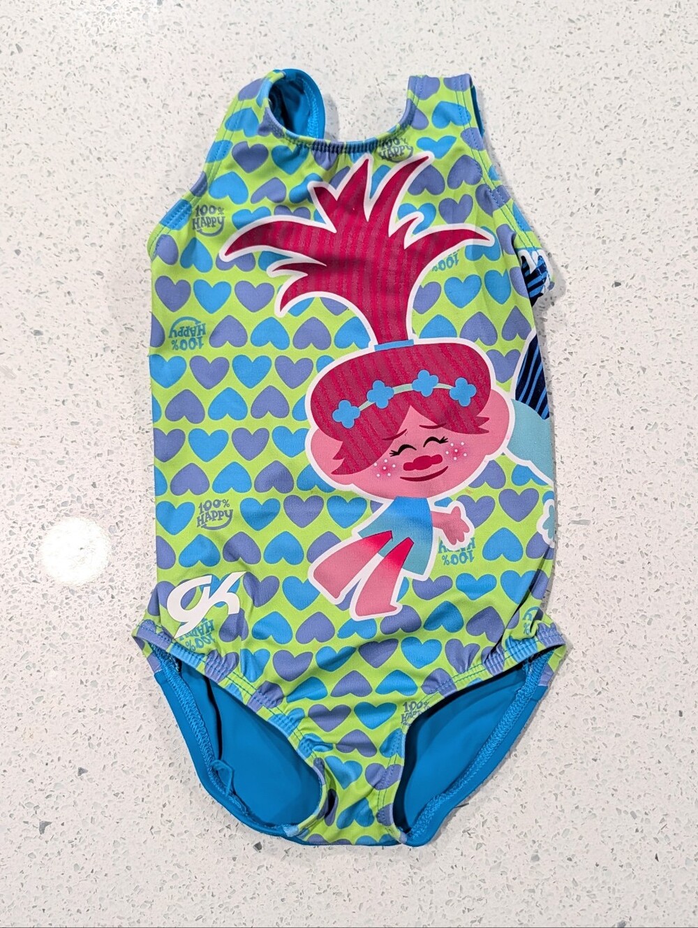 Tiny Toddler GK ELITE Gymnastics Dance Baby Leotard TD 2T-3T XX Small TROLLS